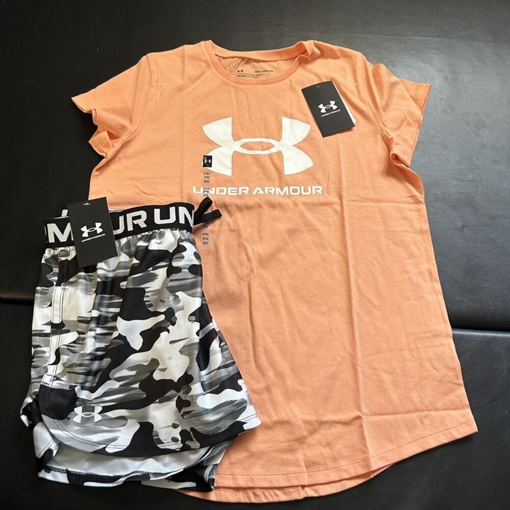 NWT Under Armour Athletic Set Girls Youth Size XL